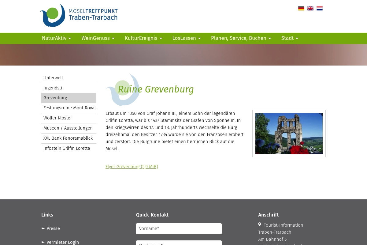 Burgruine Grevenburg