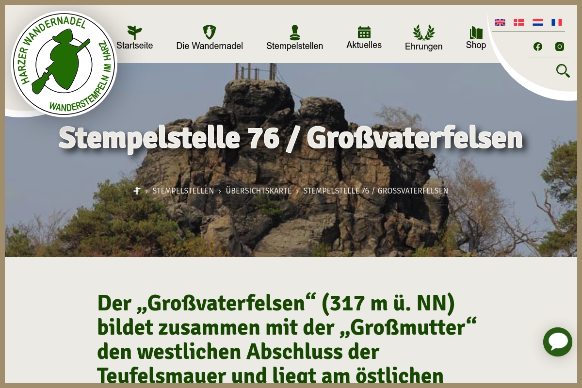 Großvaterfelsen HWN 76