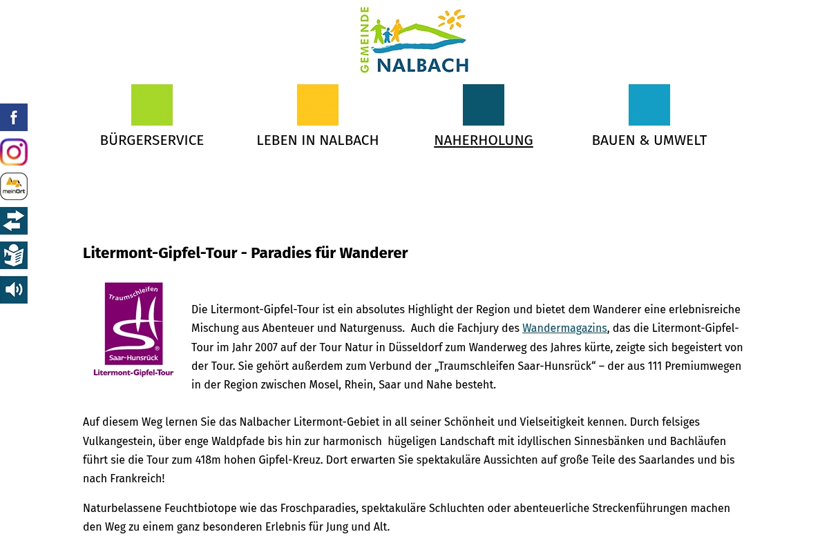 Start Litermont-Gipfeltour (Nalbach)